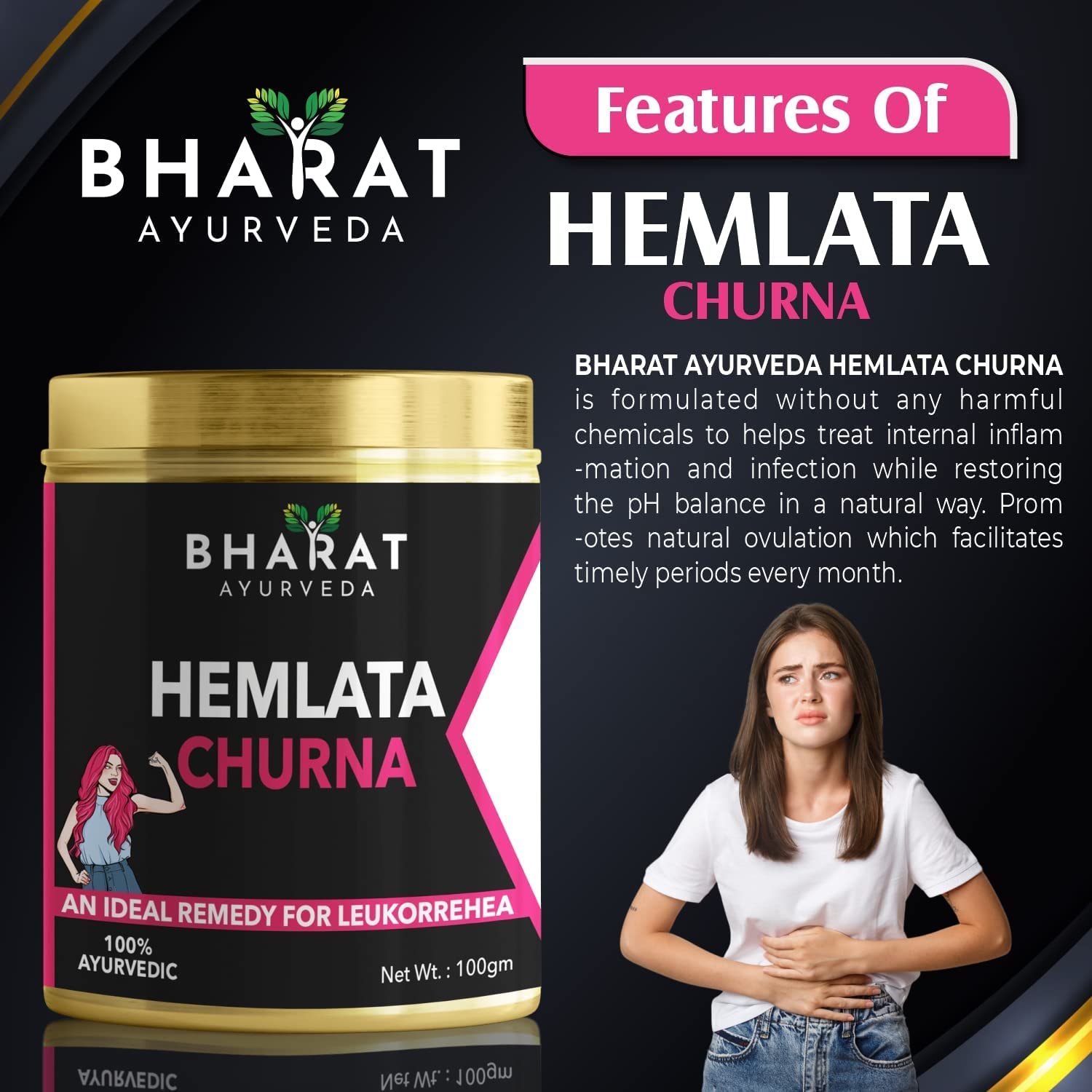 Hemlata Churna For White Discharge