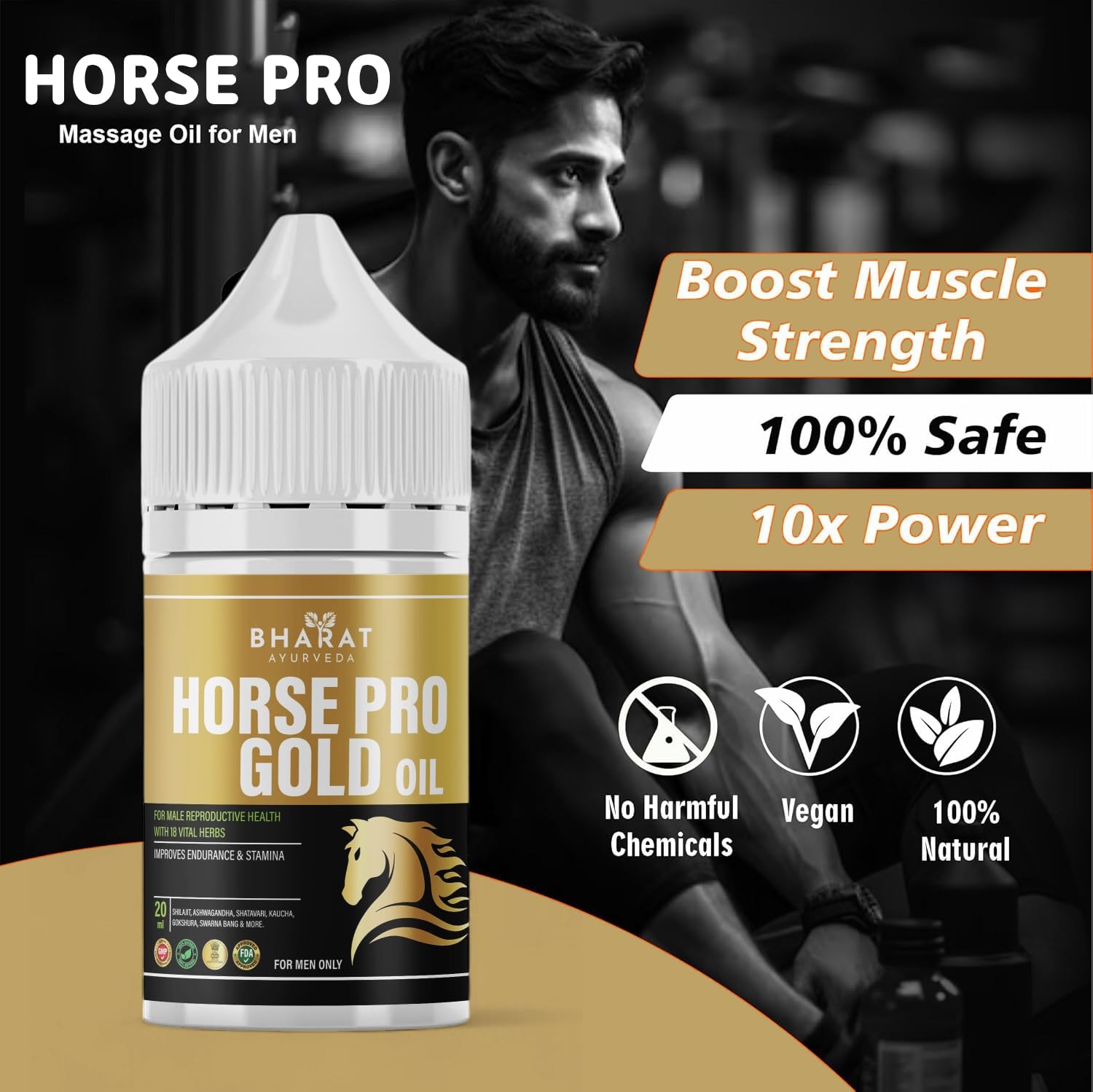 Horse Pro Gold Oil (30 ML)