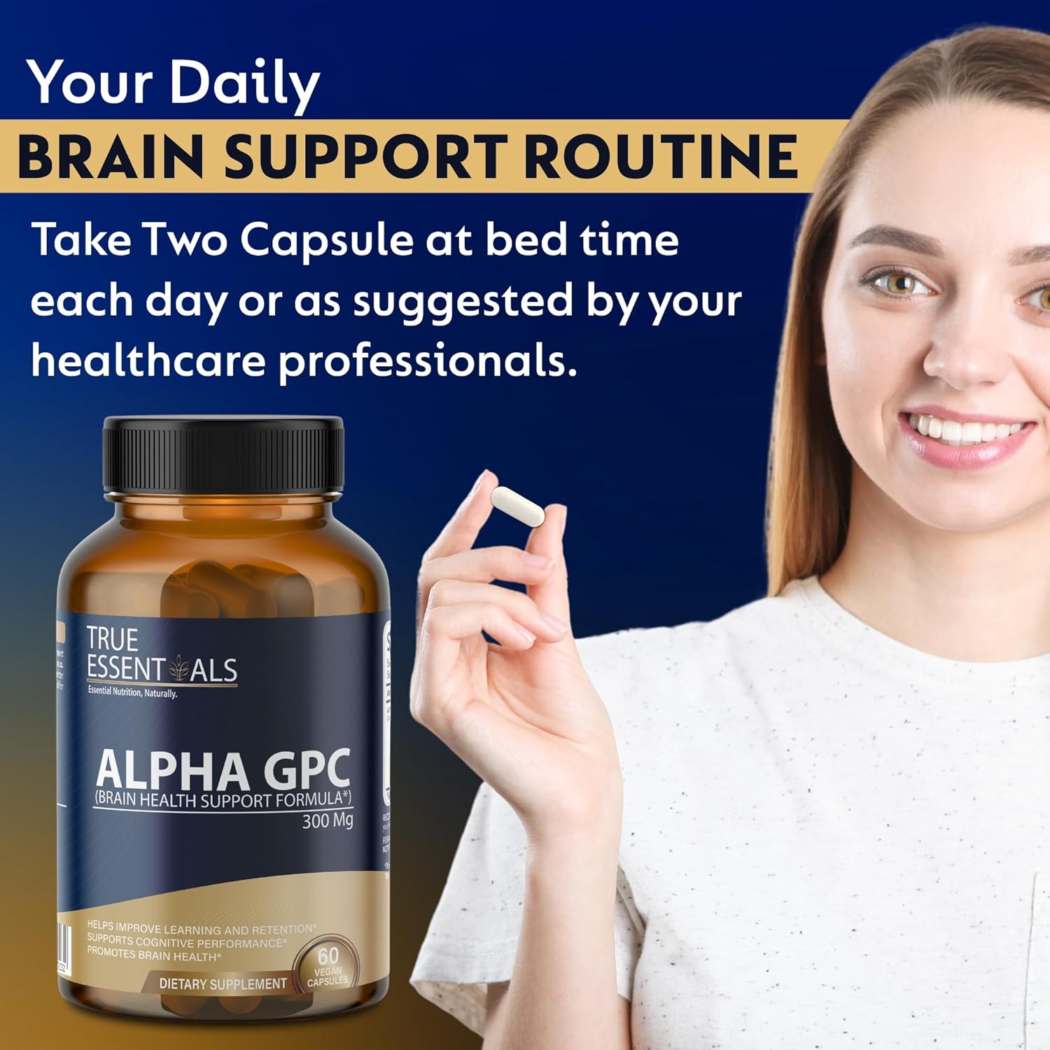 Alpha GPC 300mg 60 Capsules