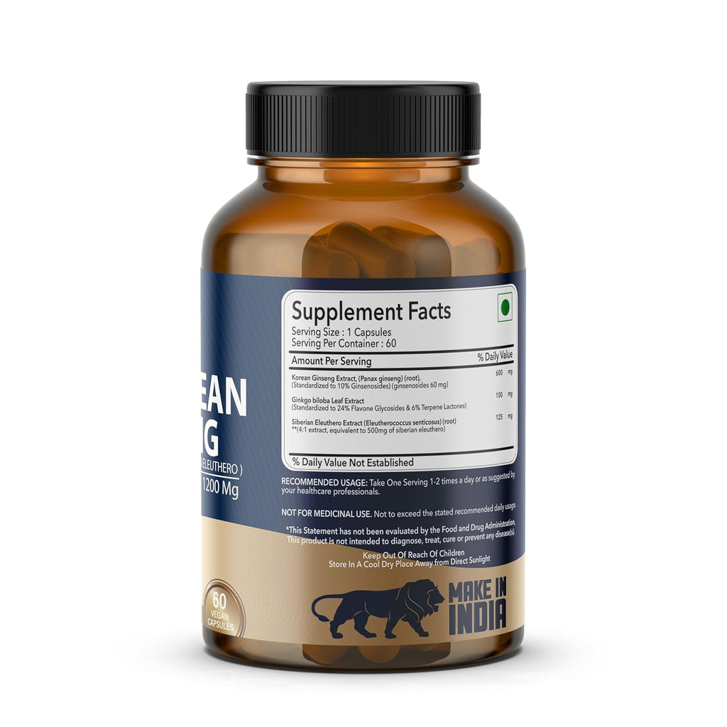 Tre Red Korean Genseng 1200mg