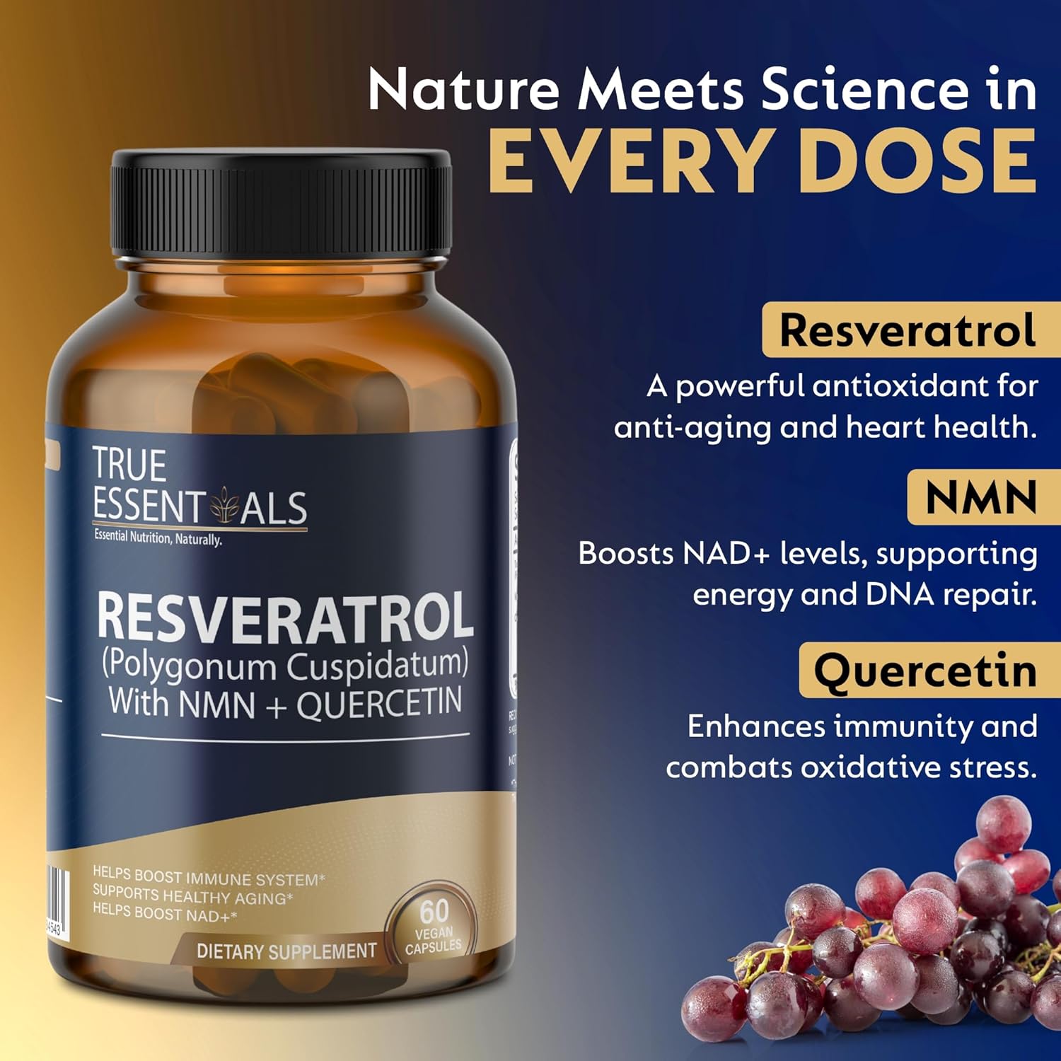 Trans Resveratrol 99.9% Pure 500mg